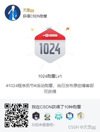 我的1024勋章