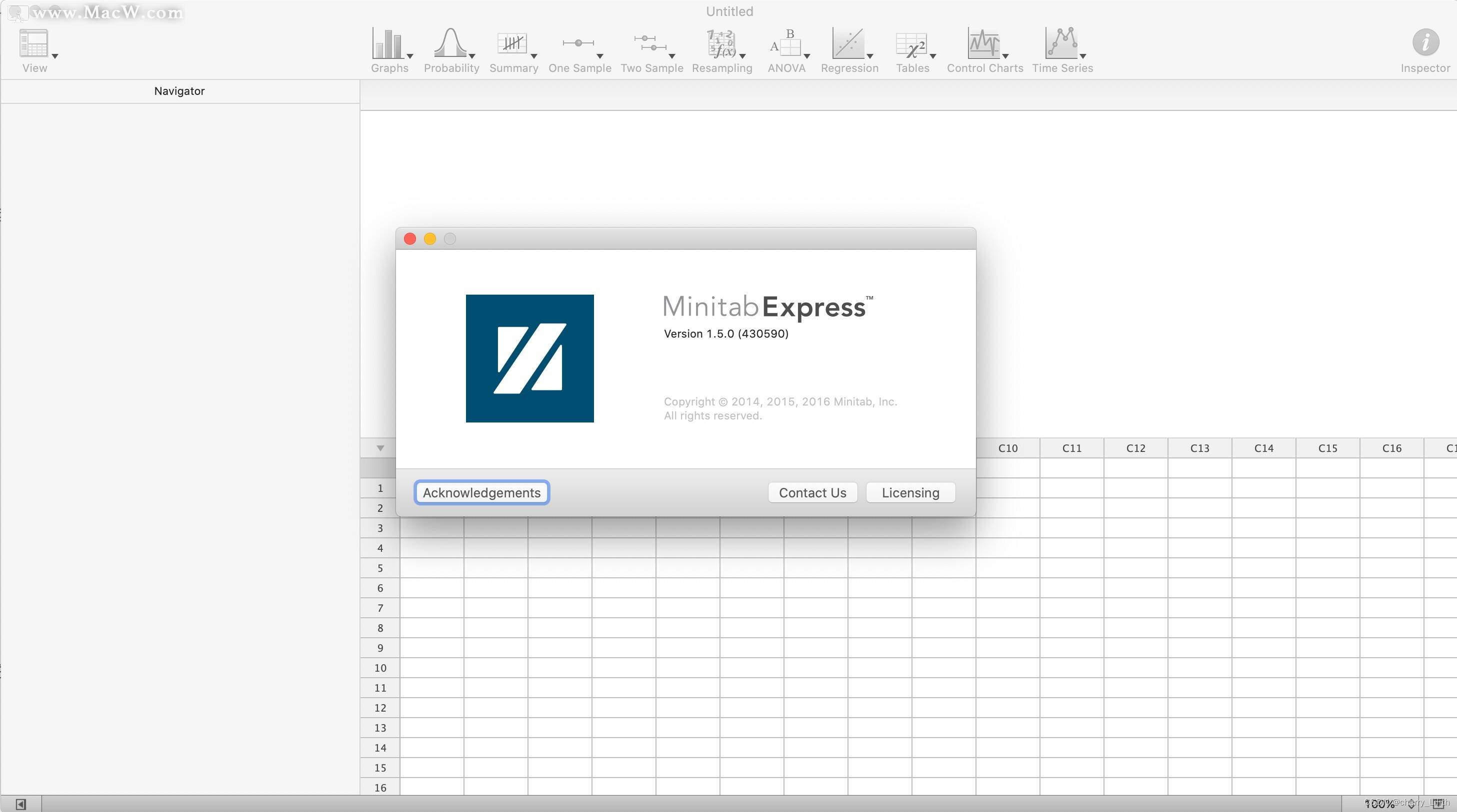Minitab Express for Mac(数据分析软件)附破解补丁 v1.5.0 支持M1