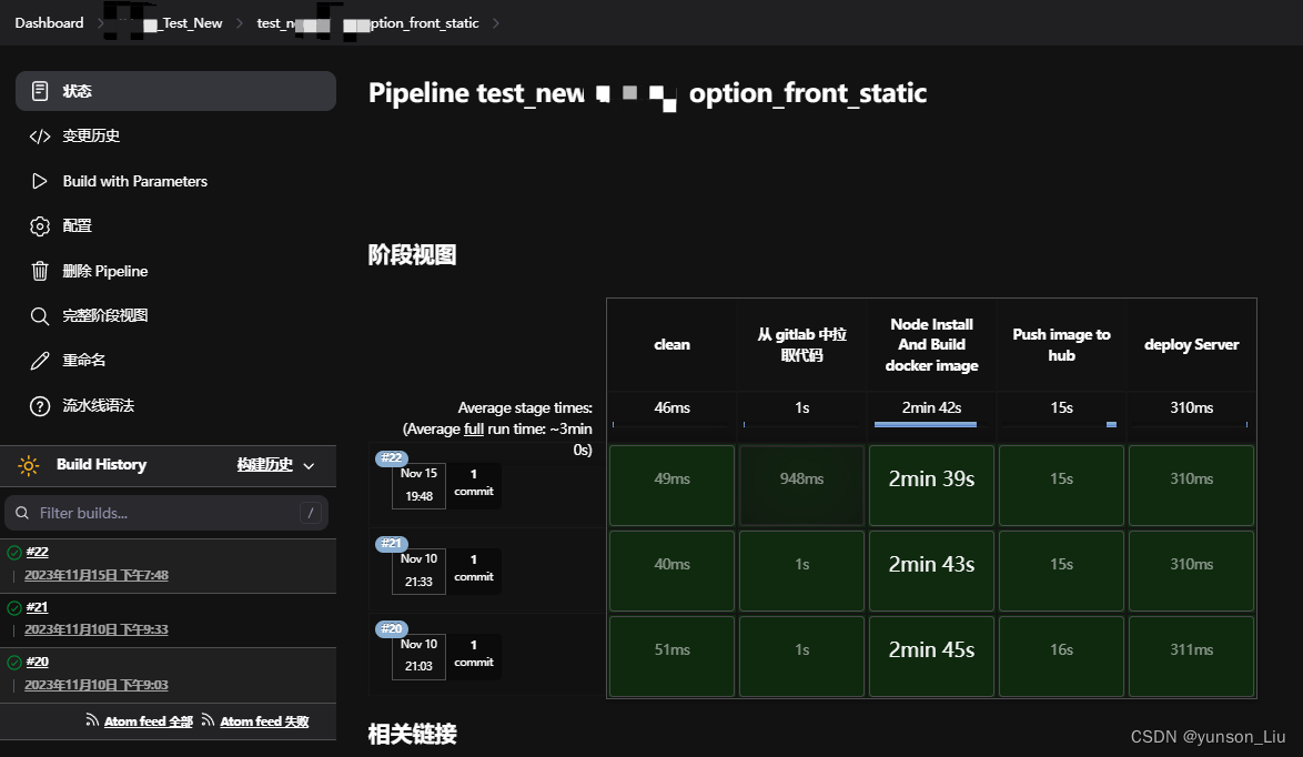 pipeline + node +jenkins+kubernetes部署yarn前端项目