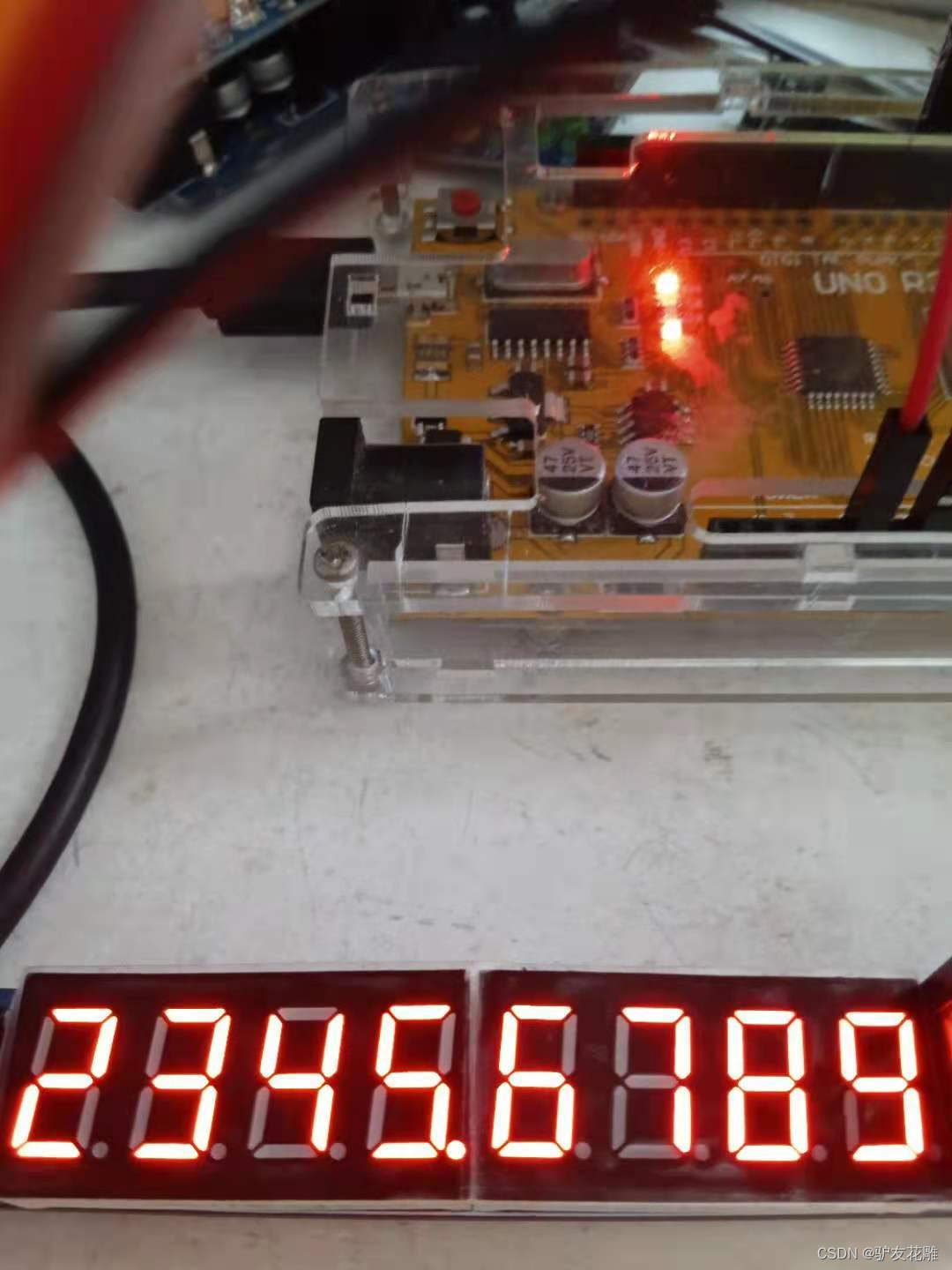 【雕爷学编程】Arduino动手做(81)--- 8位LED数码管模块5_arduino控制八个数字-CSDN博客