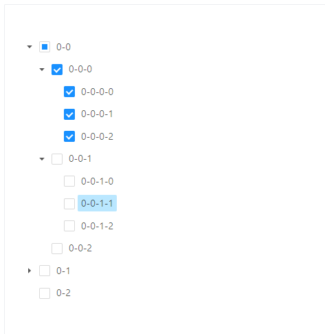 antd 表格内（Table）Checkbox树形数据展示,以及树形数据操作（自己实现TreeCheckbox） - Codesandbox