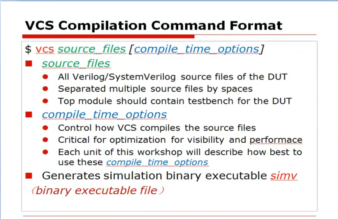 VCS仿真基础_vcs多核并行仿真-CSDN博客