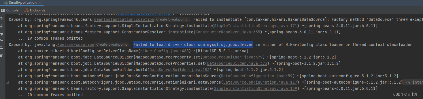 Failed to load driver class com.mysql.cj.jdbc.Driver异常-IntellIJ Idea-后端