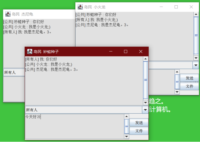 java swing socket multi-user chat program - Programmer Sought