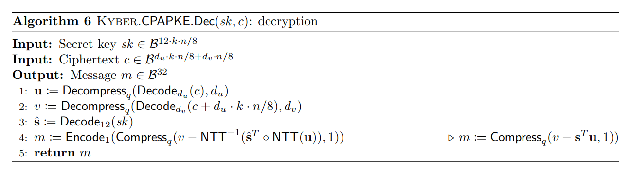 Crystals Kyber密码算法解读（二）_crystal-kyber生成矩阵a时为什么直接就是在ntt域中生成-CSDN博客