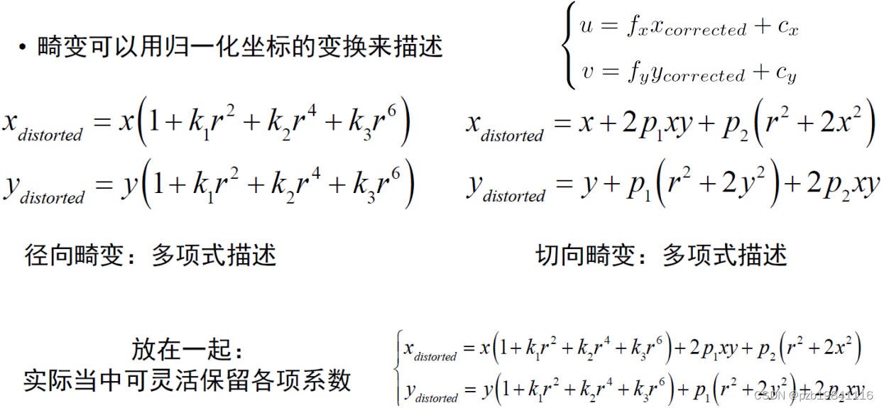 从零实战SLAM-第四课（相机成像及常用视觉传感器）