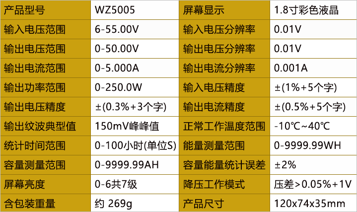 小型可编程电源wuzhiwz5005