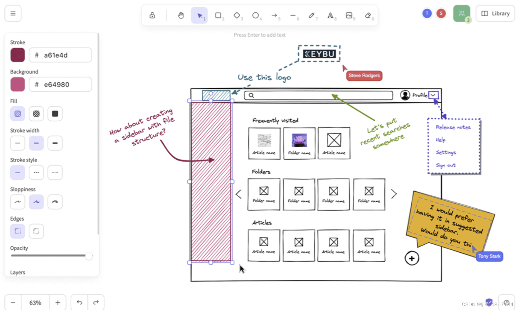 一款非常有趣的作图工具 excalidraw