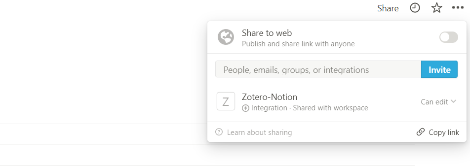 notion and zotero