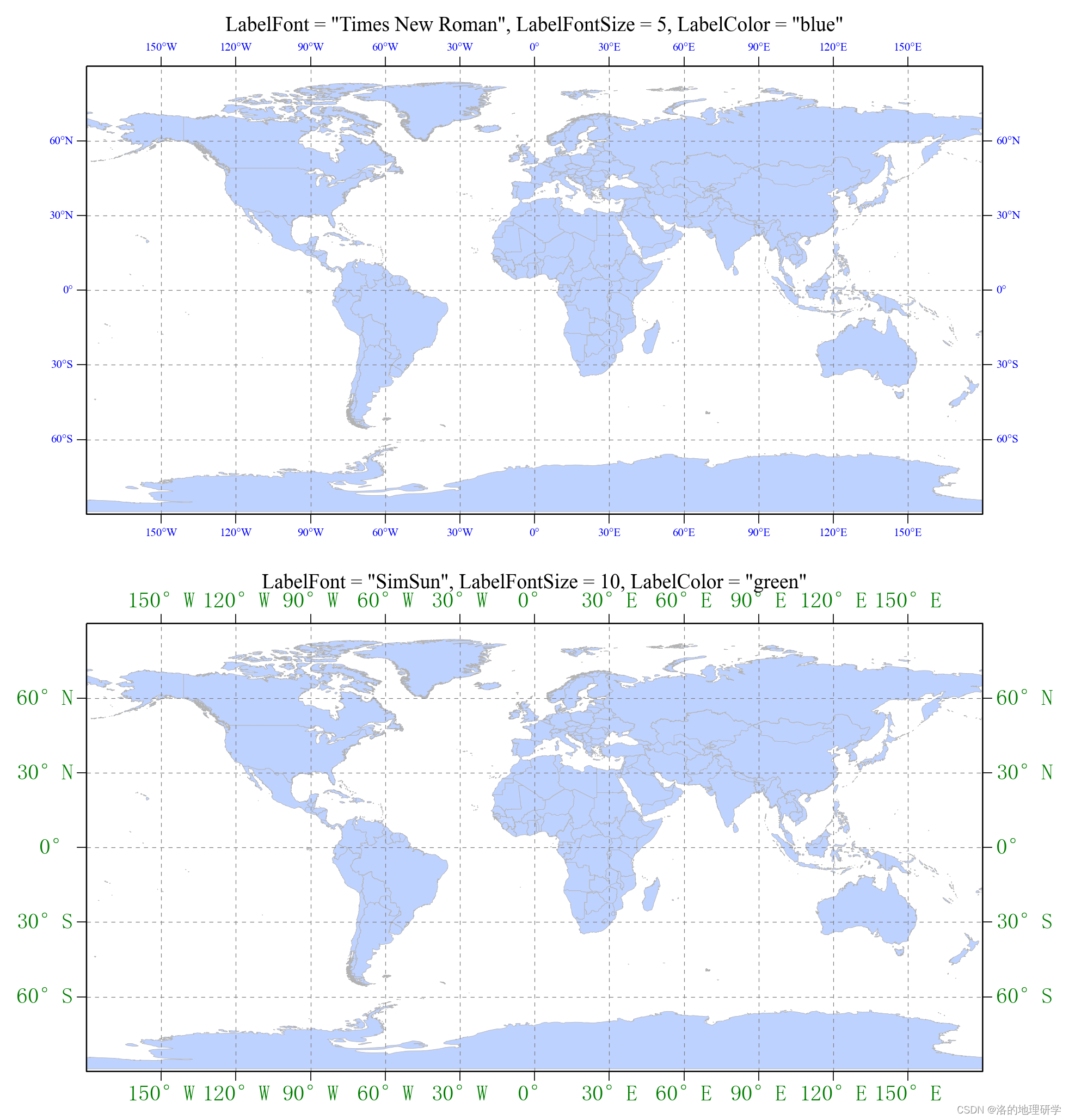 gma 地理空间绘图：(1) 绘制简单的世界地图-3.设置地图框