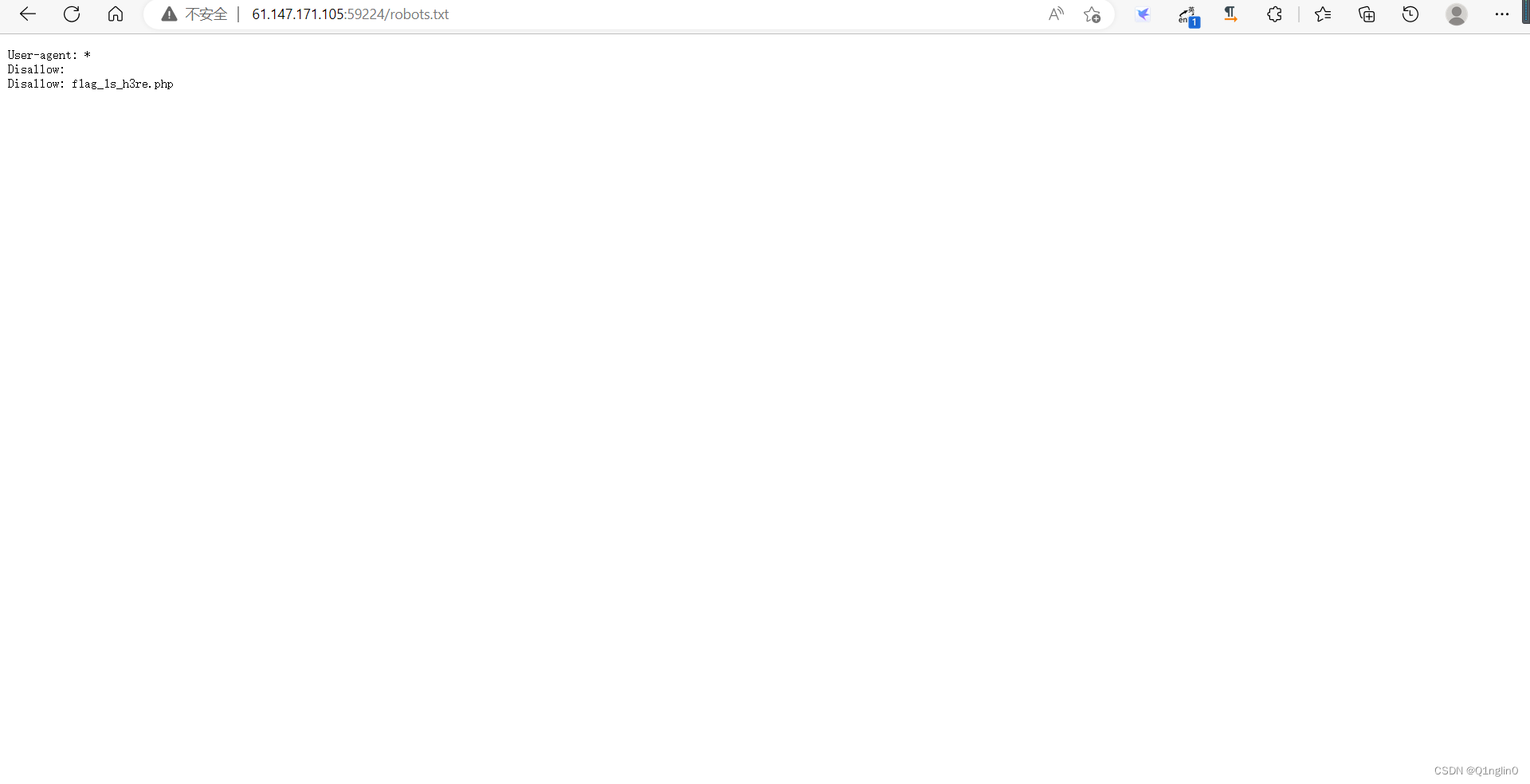 访问robots.txt发现f1ag_1s_h3re.php文件