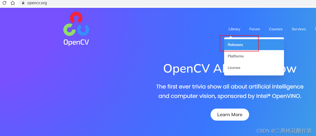 OpenCV官网