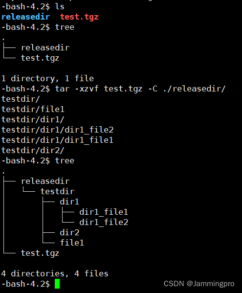 【从浅识到熟知Linux】基本指定之zip、unzip和tar