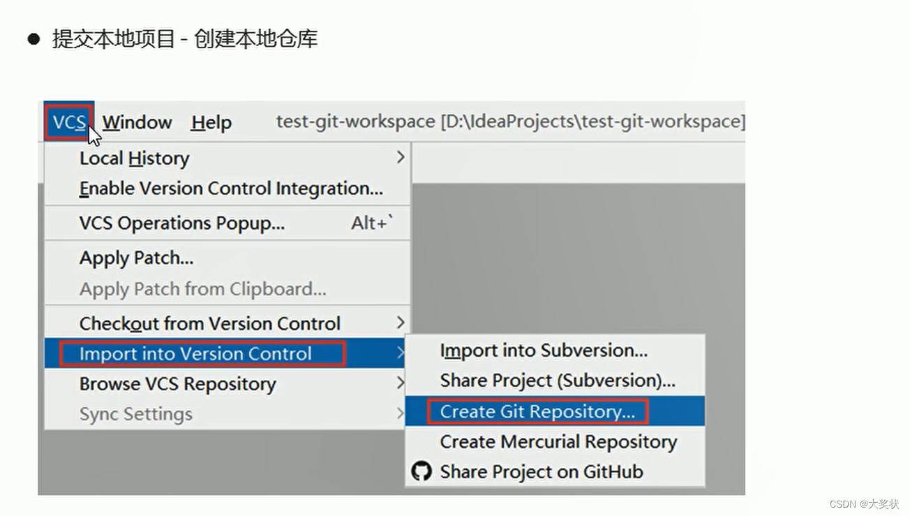 Java学习笔记——Idea集成git