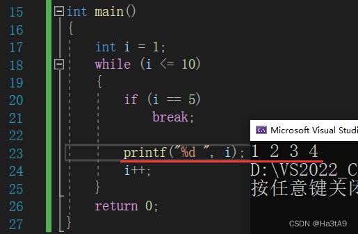 运行结果