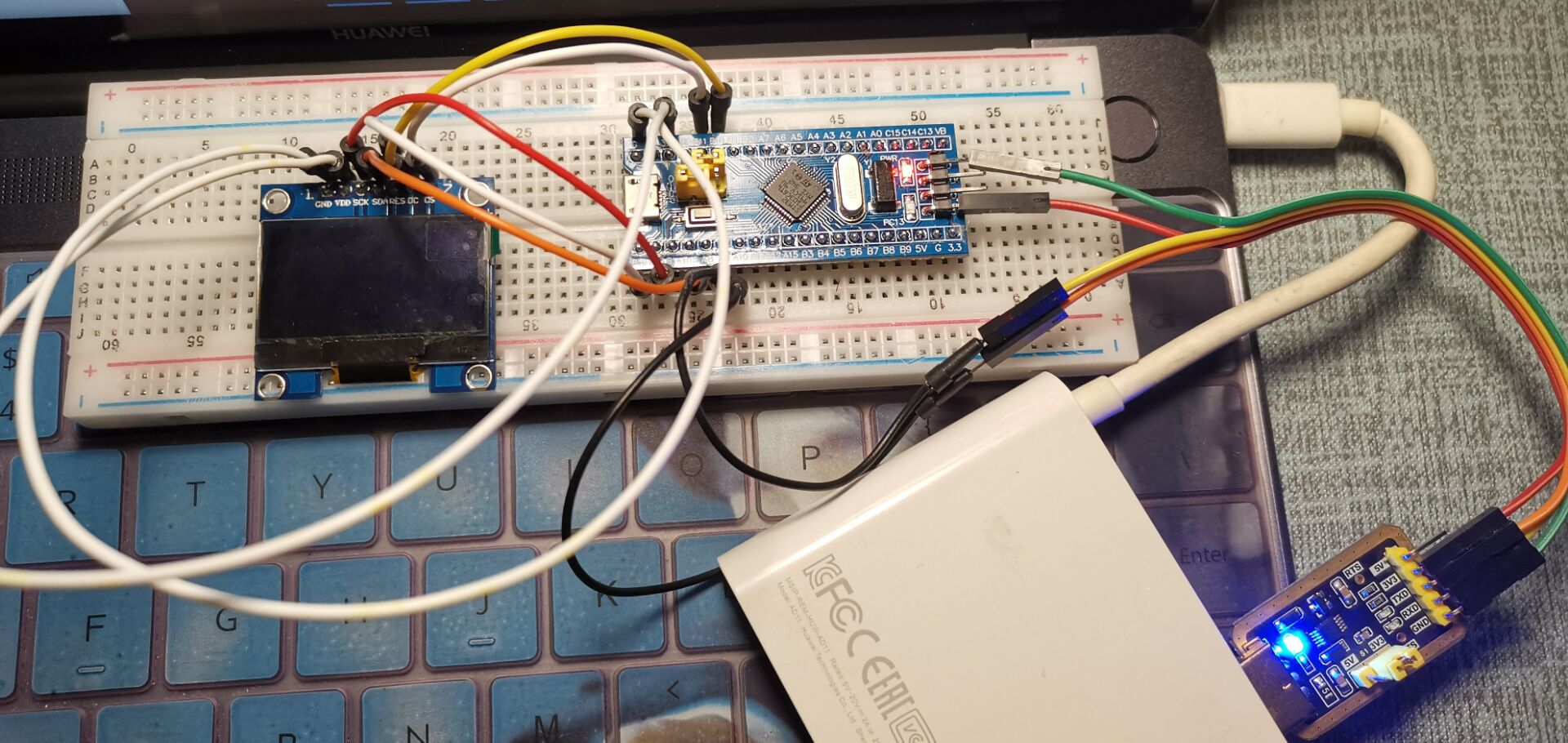 基于stm32的OLED显示屏显示