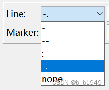 line type selection
