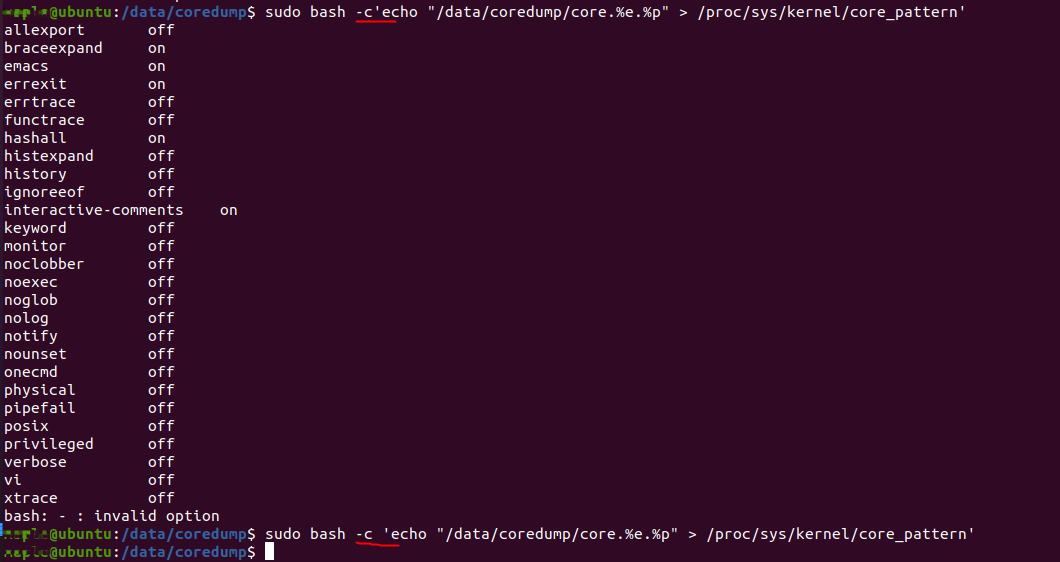 bash /proc/sys/kernel/core_pattern Permission deniedCSDN博客