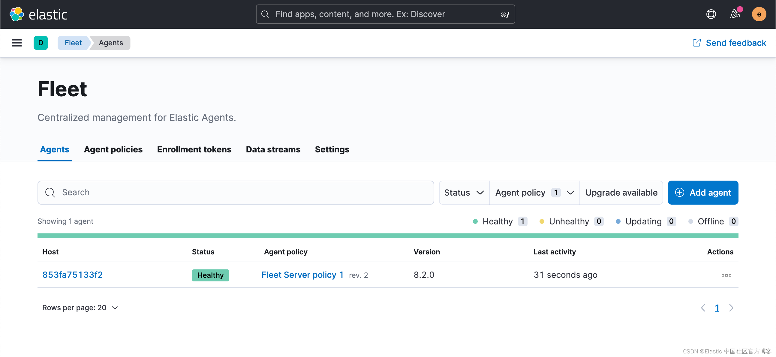 Observability：在容器里运行 Elastic Agent - Elastic Stack 8.x