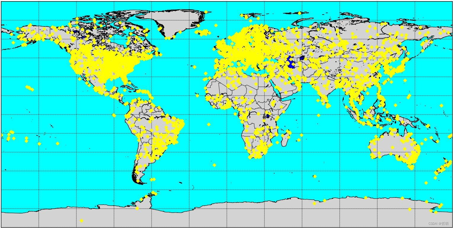 world map