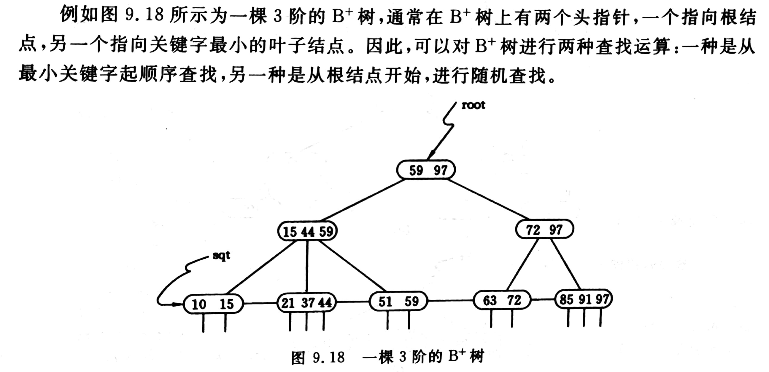 B+树示例