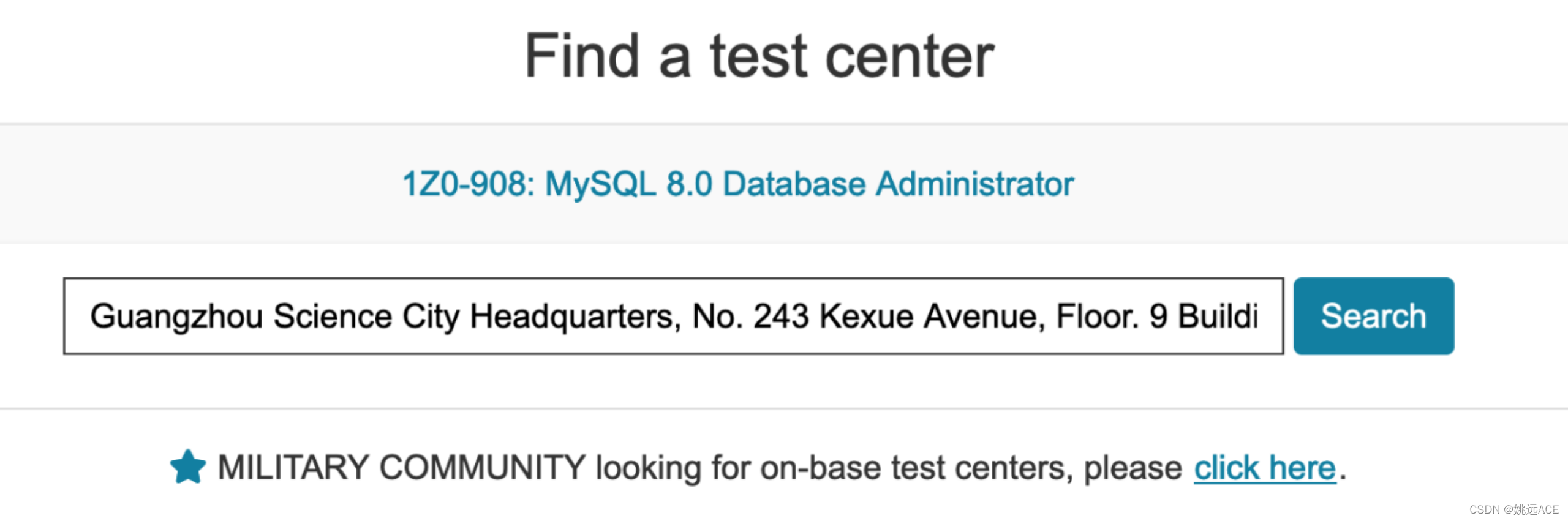 1Z0-908 Test Registration