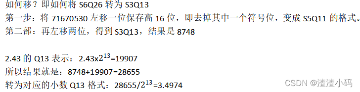 DSP定点数的计算规则和示例