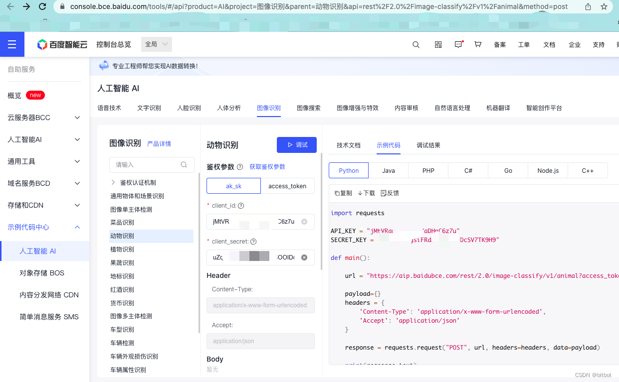 Baidu API