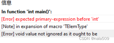 【Error】expected primary-expression before ‘int‘_[error] expected ...