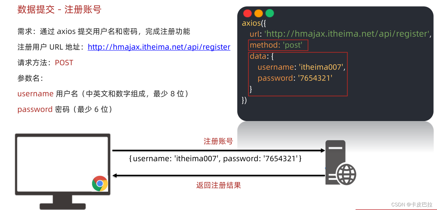 如何发送注册请求文件