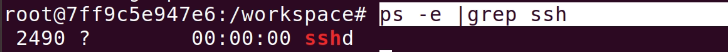 ps -e |grep ssh