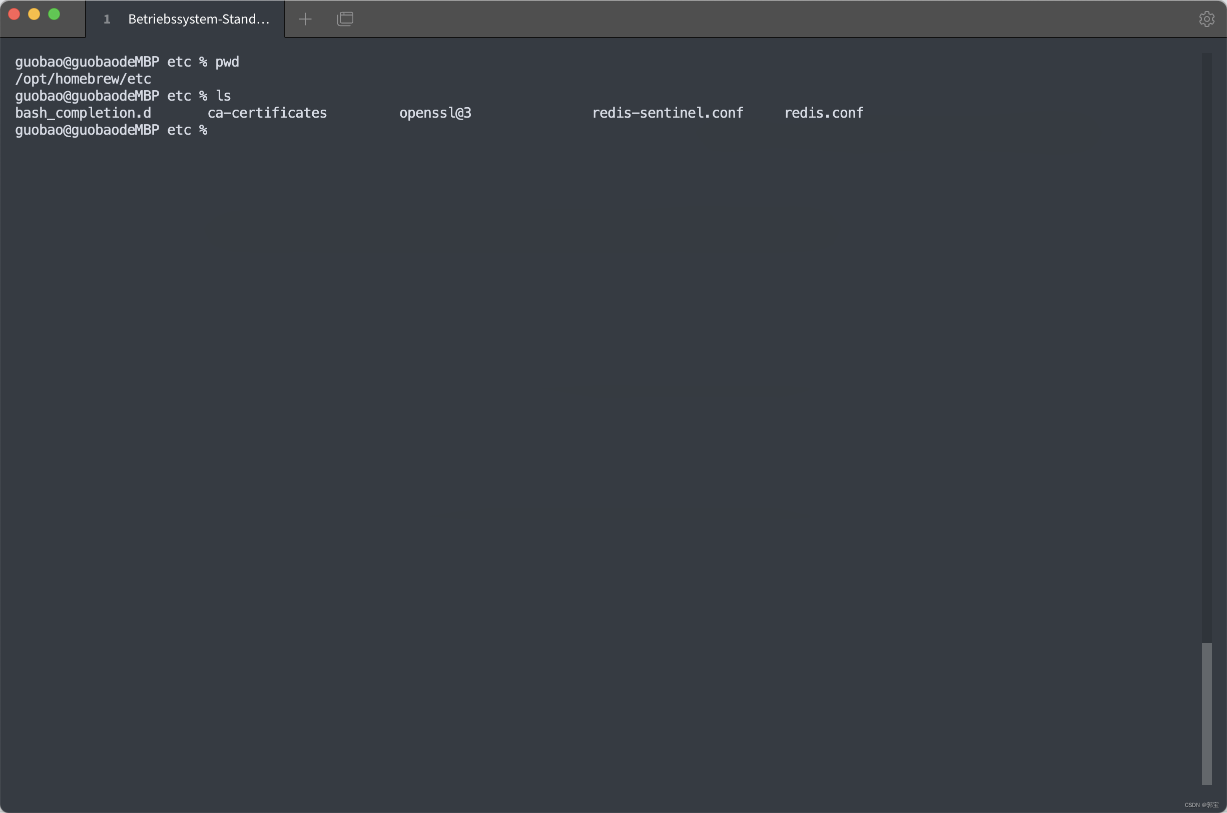 mac 系统通过brew 安装 redis 6.2版本_brew 安装redis 6.2CSDN博客
