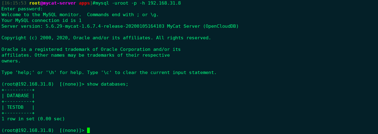 Mycat启动正常但无法连接ERROR 2002 (HY000): Can‘t connect to local MySQL server through socket ‘/var/lib/mysql