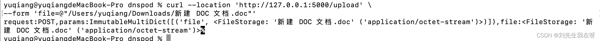 flask实现获取到上传的文件--postman实战