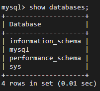 MySQL命令行速查手册（持续更新ing...）