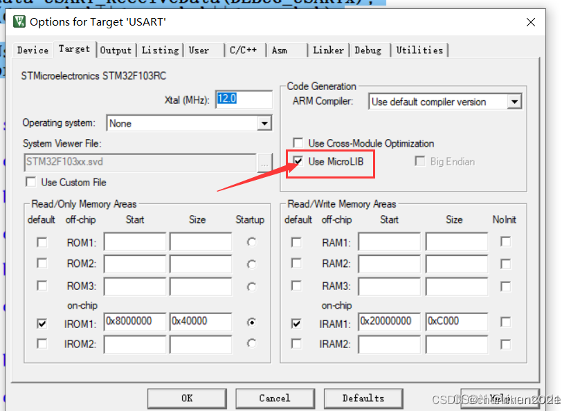 二 使用GPIO的复用功能 利用USART 实现printf()