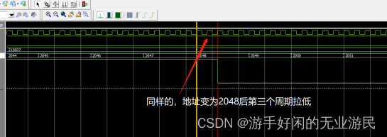 多一个CLK周期高电平结束细节