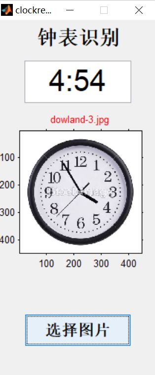 【钟表识别】基于matlab GUI形态学钟表识别【含Matlab源码 1351期】