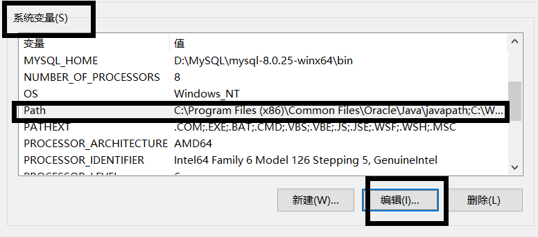 [外链图片转存失败,源站可能有防盗链机制,建议将图片保存下来直接上传(img-hvpuDj3d-1641650411710)(C:\Users\zky\AppData\Roaming\Typora\typora-user-images\image-20220108212913697.png)]点击新建，输入下面的值，这样就将刚才配置的 JAVA_HOME 路径引入进来了，且指向到了其bin文件下