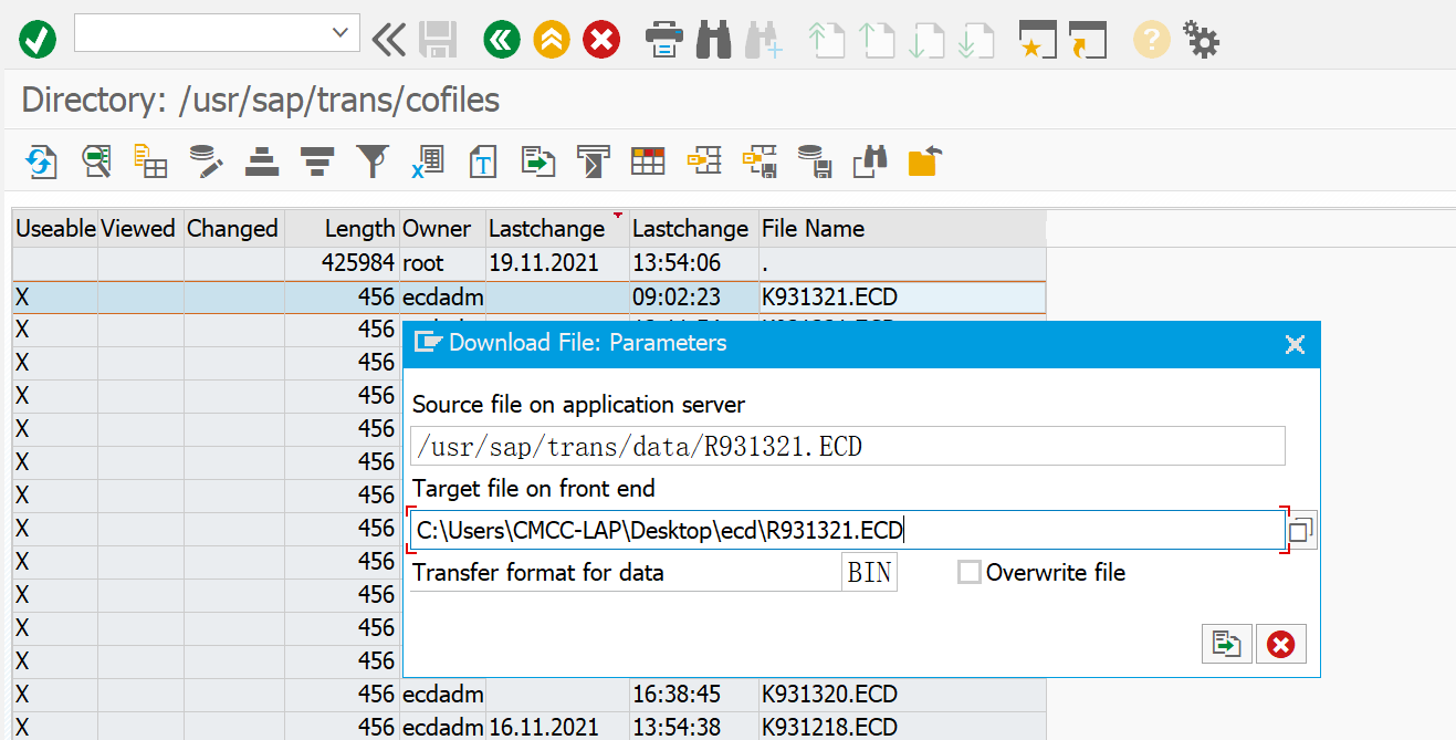 SAP ABAP AL11 CSDN 