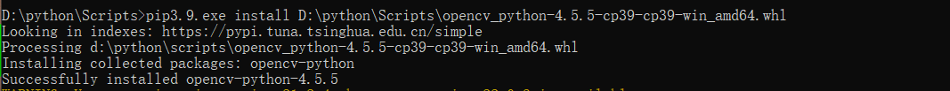 install opencv-python