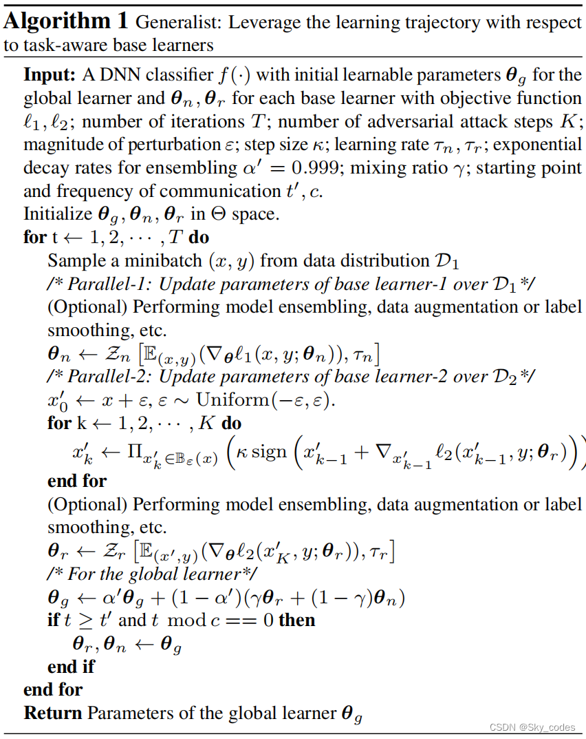 Generalist: Decoupling Natural and Robust Generalization-CSDN博客