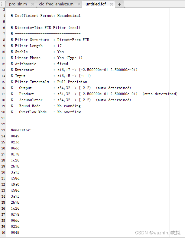 通过matlab filter designer生成滤波器方法简要总结_matlab hd如何转化为滤波器系数-CSDN博客