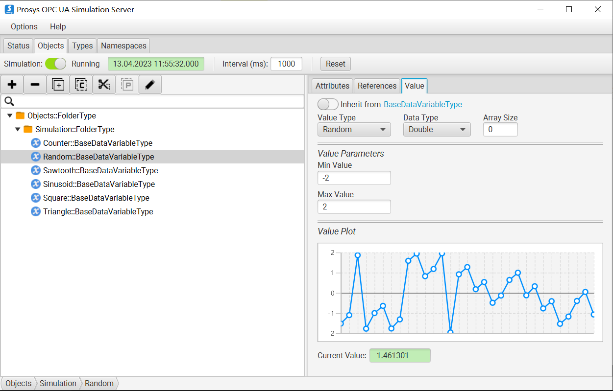 通过Milo实现的OPC UA客户端连接并订阅Prosys OPC UA Simulation Server模拟服务器