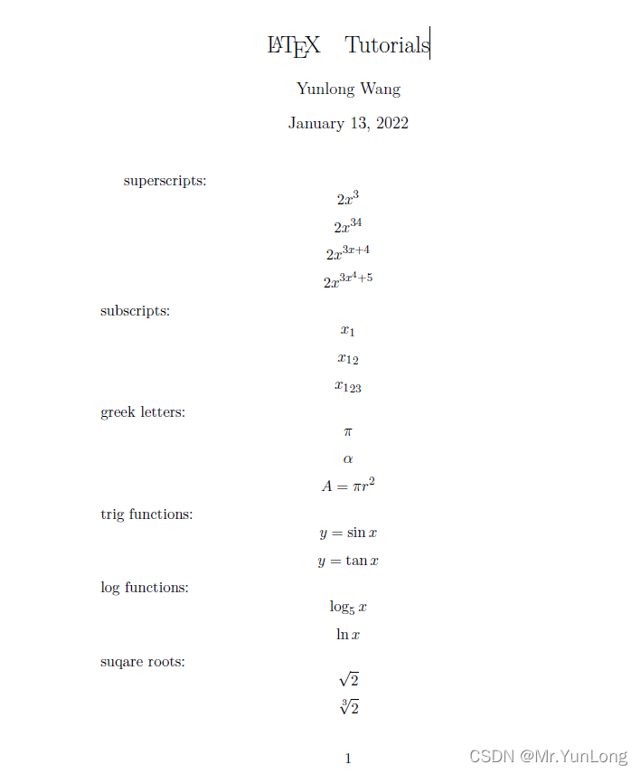 LaTex Tutorials1:Mathematics notations_latex銝要otations-CSDN博客