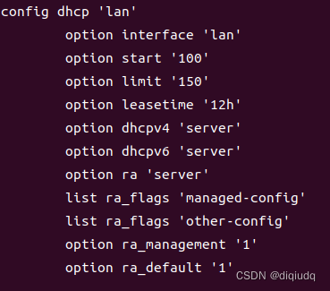 /etc/config/dhcp