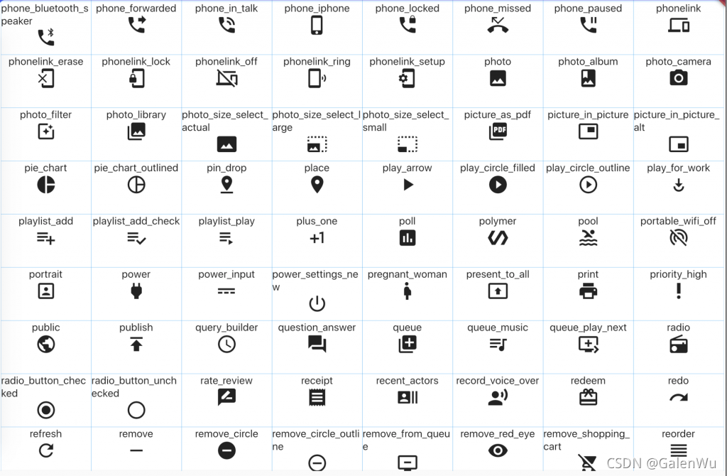 Flutter Icons 内置图标库,全套Material图标_flutter icons图标有哪些-CSDN博客