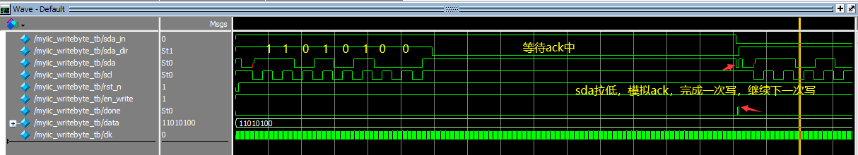 FPGA驱动LCD1602（IIC） Verilog代码（一）------ IIC写模块