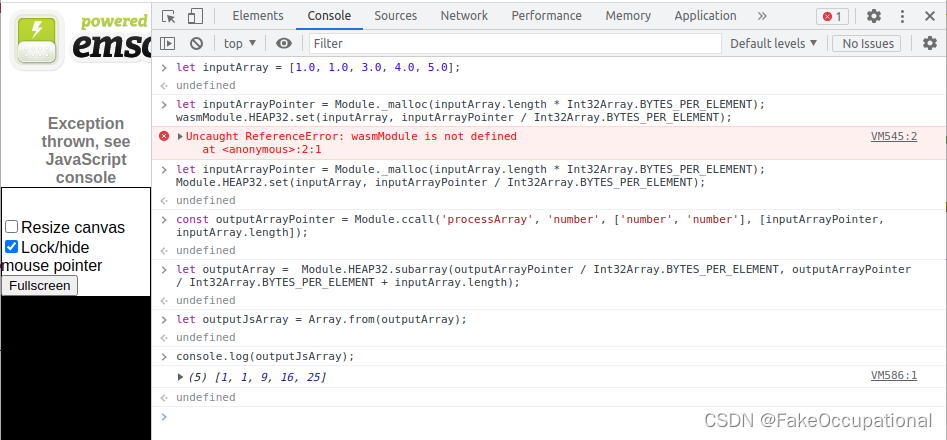 WebAssembly002 emcc Emscripten js端传入数组给c++