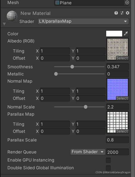 Unity3D 视差贴图(Parallax Mapping)Shader实现_untiy3d视差效果-CSDN博客